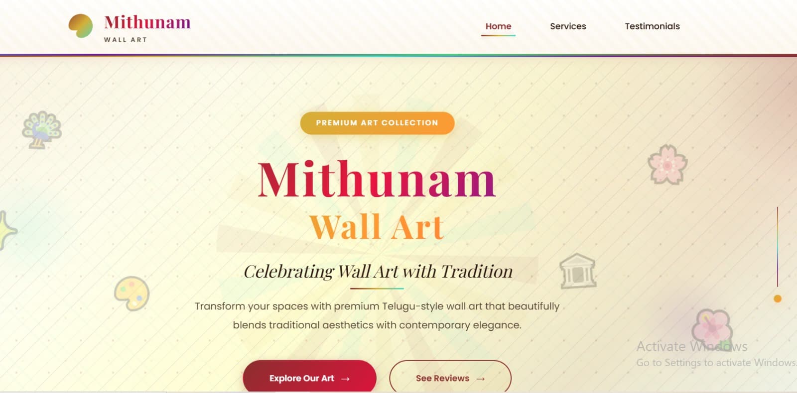 Mithunam Wall Art